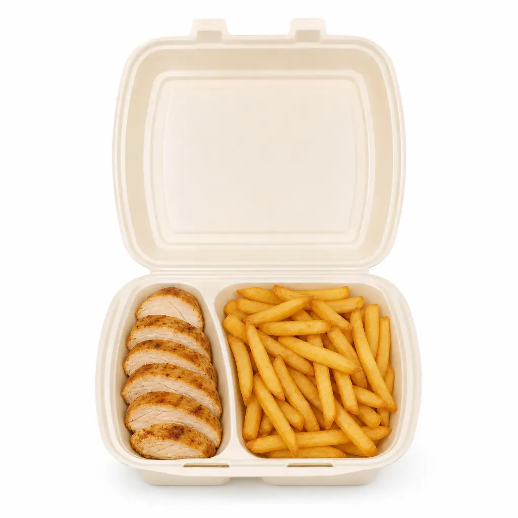 boite-repas-ap4-creme-xps-2-compartiments-poulet-frites.webp