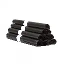 Black refuse sacks / bin liners T10 45x50cm - LDPE 55 Microns - 2500PCS