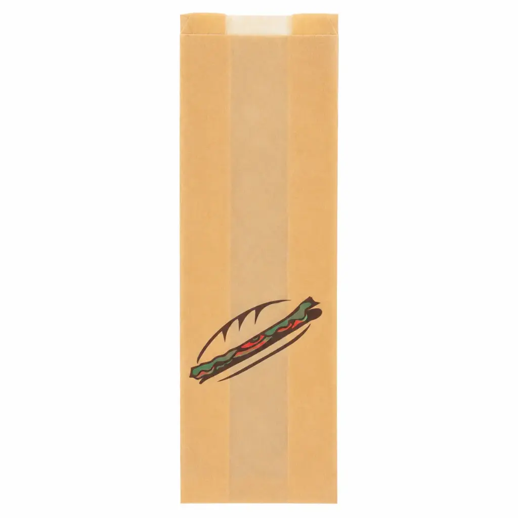 Sandwichsäcke 12x6,5x38cm braun 1500 Stück