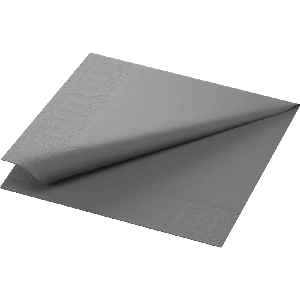 Paper Napkins 33x33 cm 2-Ply 2000PCS Grey Granite