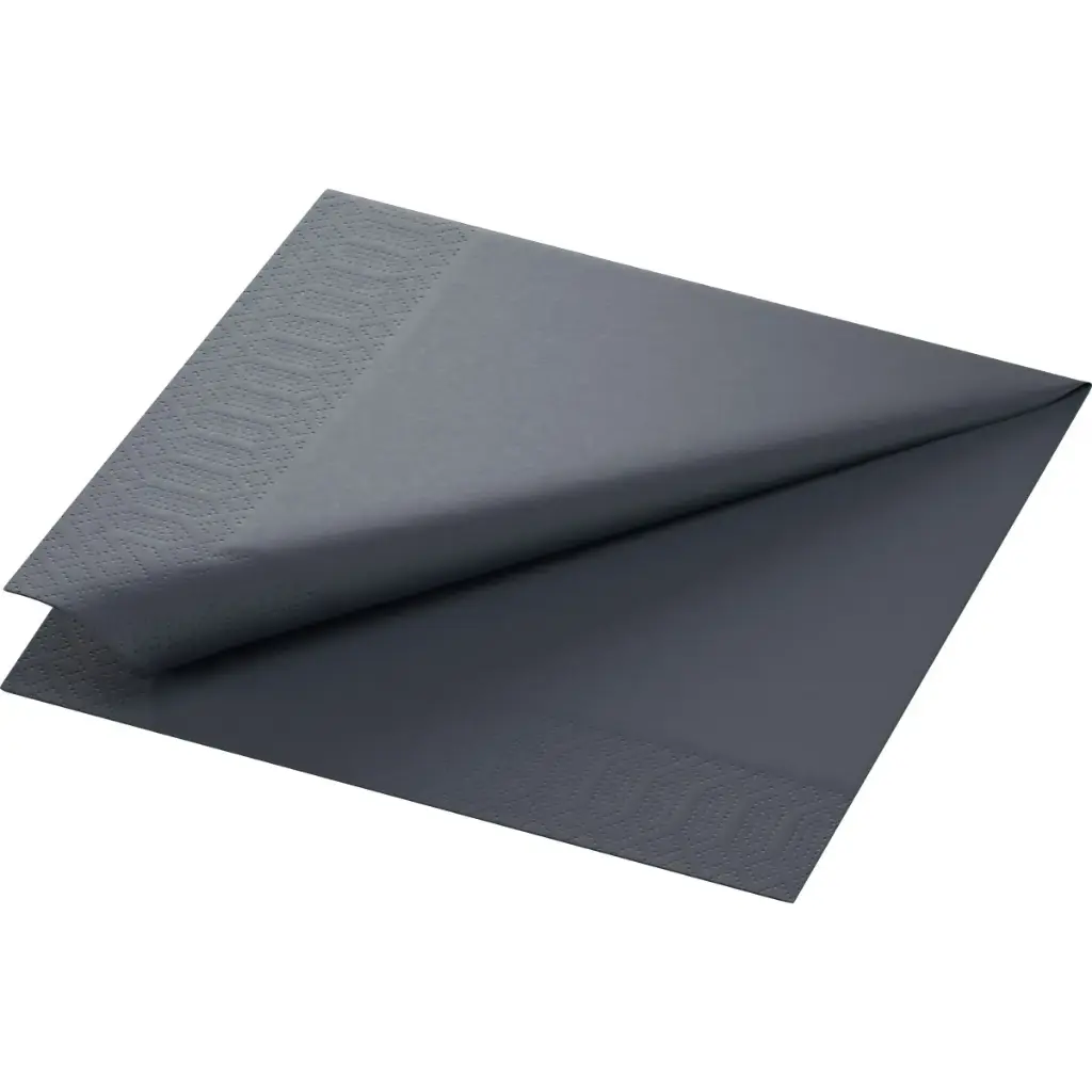 Tissue-Servietten 40x40 cm 2-lagig 1250 Stk. Schwarz
