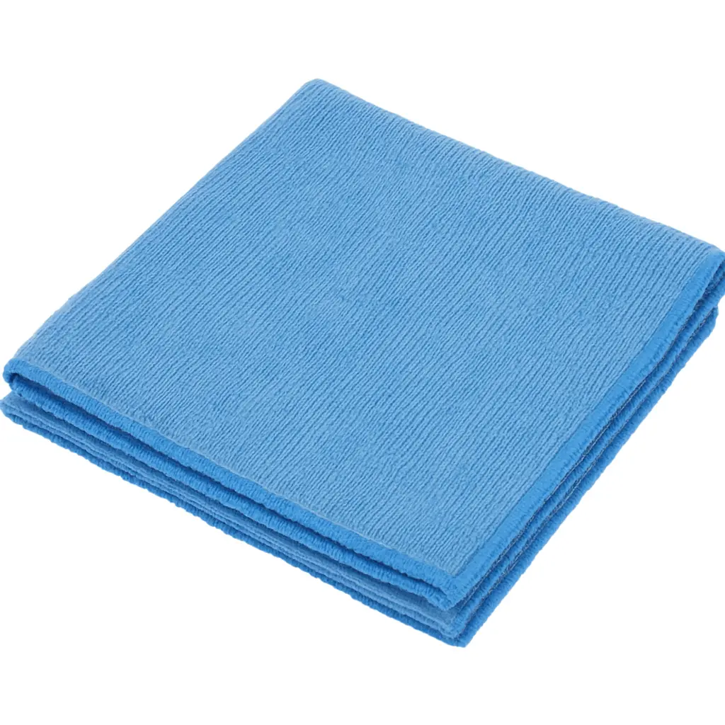 Microfibre cloth / wiping cloth blue 50x70cm 5PCS
