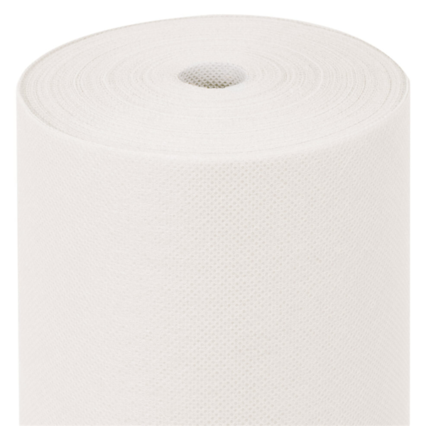 Tête-à-tête Tischdecke Spunbond Weiß Hotellerie 0,4x48m – Packung mit 6 Rollen