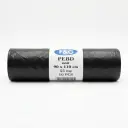 Black refuse sacks / bin liners 150L 90X110cm LDPE F&G - 55 Microns - 100PCS