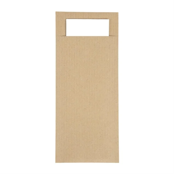 Kraftpapier-Bestecktaschen, 500 Stück