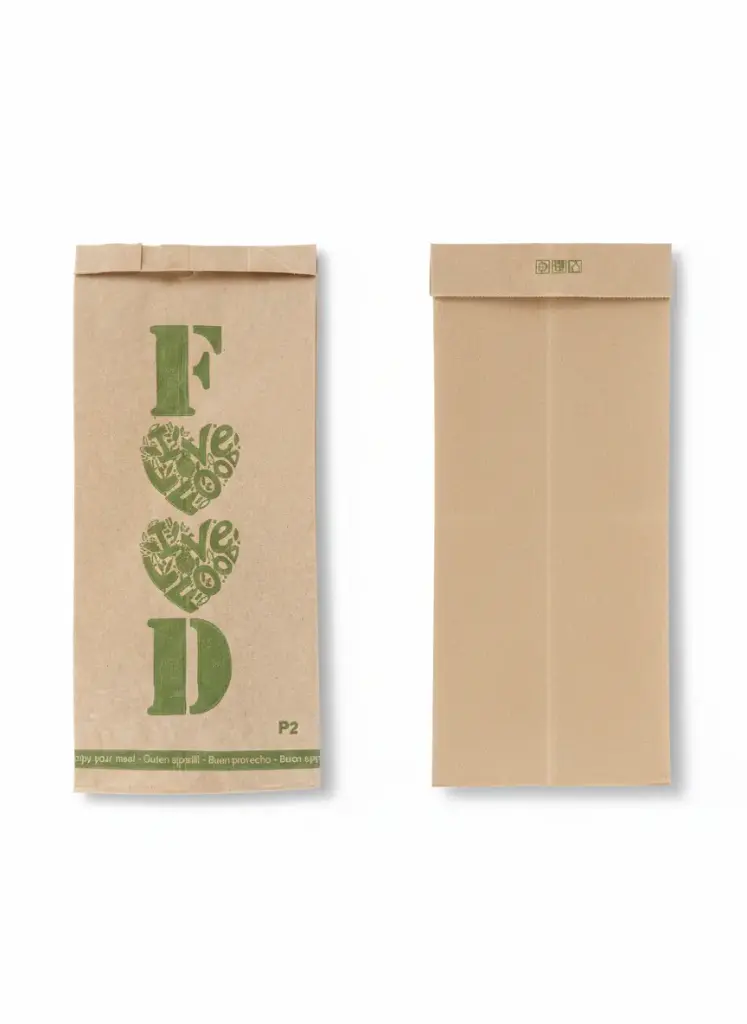 Sac viennoiserie kraft 2P – Carton de 10 kg – emballage alimentaire