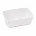 Ravier à frites carton blanc C80 – 110×60×45 mm – 250 pièces