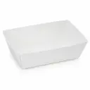 Pommes-frites-Schalen Karton weiß C93 – 150×90×54 mm – 250 Stück