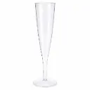 Flûte à champagne réutilisable transparente 12/15 cl – 100 pièces