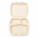 Boîte repas AP4 crème 3 compartiments XPS – 250 pièces