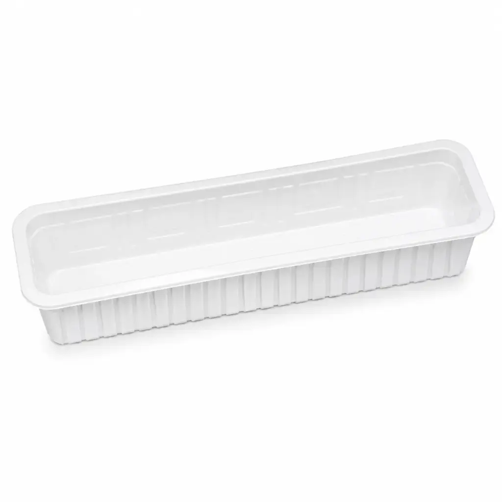 Weiße Schale A8 288 × 78 × 36 mm – 500 Stück