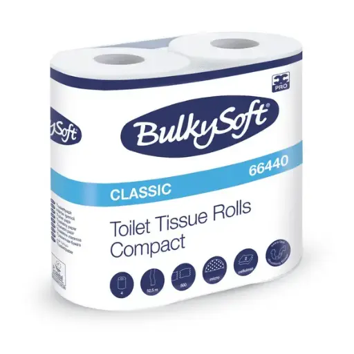 Papier Toilette BulkySoft Classic 2 Plis 40 Rouleaux 600 coupons 66440