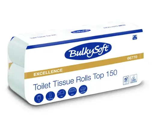 Papier toilette / WC BulkySoft Excellence 3 plis 96 Rouleaux 66770