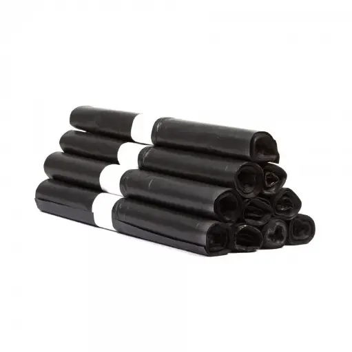Sacs poubelle noirs T10 45x50cm - PEBD 55 Microns - 2500PCS