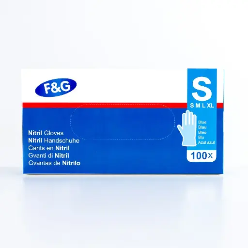 Gant Nitrile Bleu S 10 x 100PCS