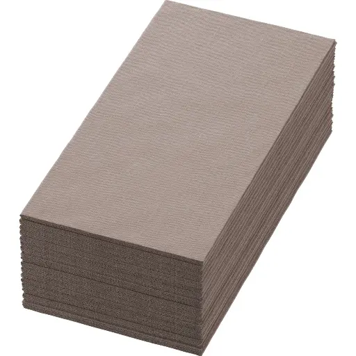 Airlaid Bio Dunisoft® Servietten 40x40 cm Falzung 1/8 360PCS Greige