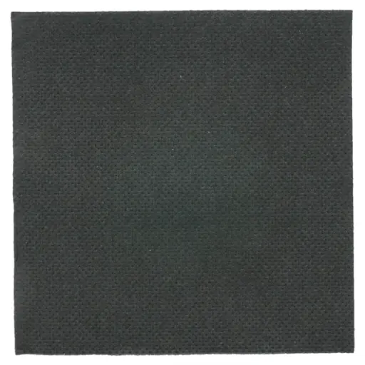 Ecolabel Servetten 'DOUBLE POINT' 18 G/M2 20x20 cm Zwart Tissue 2400 Stuks
