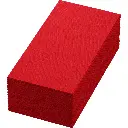 Servetten Tissue 40x40 cm 3-laags Vouwing 1/8 1250PCS Rood