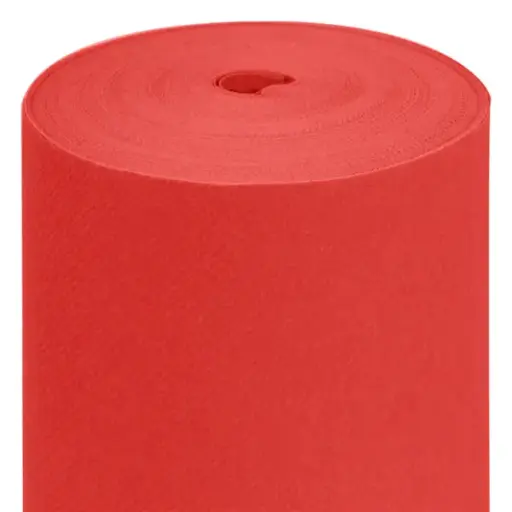 Nappe en rouleau Airlaid Rouge 1,2x50m