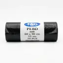 Black Refuse Sacks 60L 60x90cm LDPE - 55 Microns - 200PCS