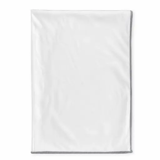 Essuie-verrerie microfibre blanc 50x70 cm