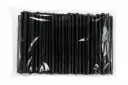 Paille réutilisable noire Ø8 × 150 mm – 20 x 250 pièces (5000pcs)